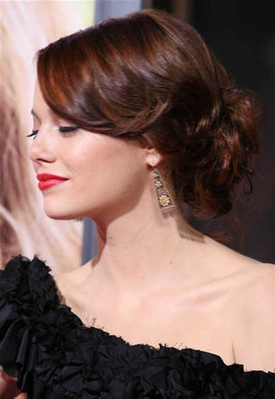 emma stone blonde hair golden globes. Posted in The Golden Globes on